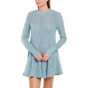 Free People Coffee in the Morning Sweater Tunic Mini Dress NWT